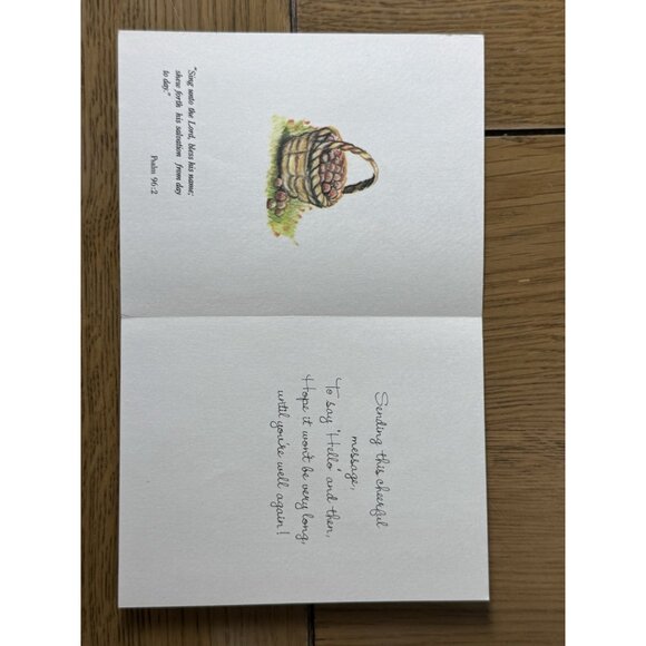 The Good Samaritans Little Helpers A Cheerful Hello Greeting Card 1987 USA Made - Picture 10 of 12